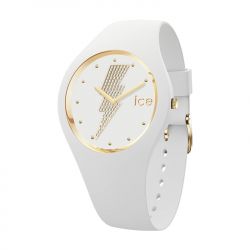 Montre femme m ice watch glam electric silicone blanc - analogiques - edora - 0