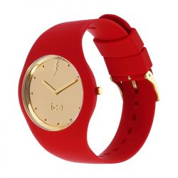 Montre femme m ice watch glam rock kiss silicone rouge - analogiques - edora - 1