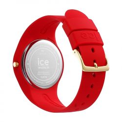 Montre femme m ice watch glam rock kiss silicone rouge - analogiques - edora - 3