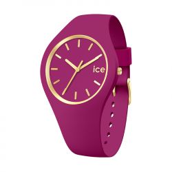 Montre femme s ice watch glam brushed silicone rose - analogiques - edora - 0