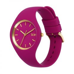 Montre femme s ice watch glam brushed silicone rose - analogiques - edora - 1