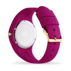Montre femme m ice watch glam brushed silicone rose - analogiques - edora - 3