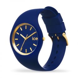 Montre femme m ice watch glam brushed silicone lapis lazuli - analogiques - edora - 1