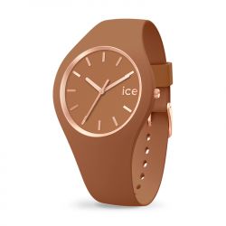 Montre femme m ice watch glam brushed silicone brun - analogiques - edora - 0