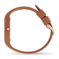 Montre femme m ice watch glam brushed silicone brun - analogiques - edora - 2