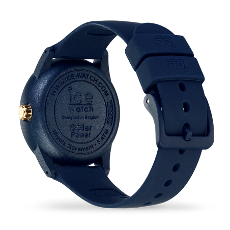 Montre femme solaire s ice watch solar power twilight daisy silicone bleu – solaires