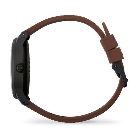 Montre homme solaire m ice watch solar power casual silicone brun – solaires