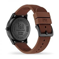 Montre homme solaire m ice watch solar power casual silicone brun - solaires - edora - 3