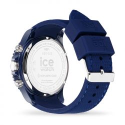 Montre chronographe homme l ice watch chrono blue red silicone bleu - chronographes - edora - 3