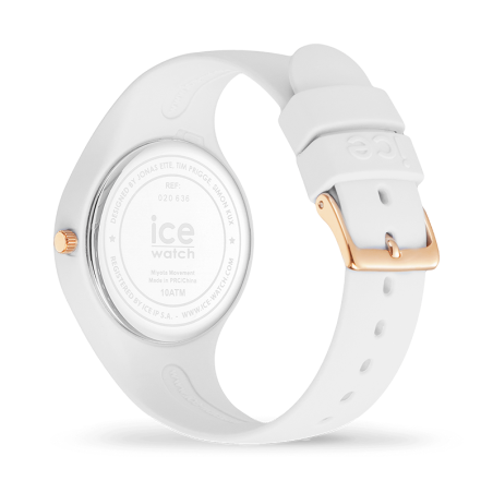 Montre femme s ice watch sunset silicone blanc – analogiques