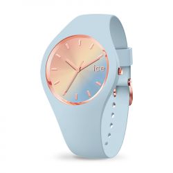 Montre femme s ice watch sunset pastel silicone bleu - analogiques - edora - 0