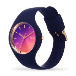 Montre femme s ice watch sunset silicone bleu - analogiques - edora - 1