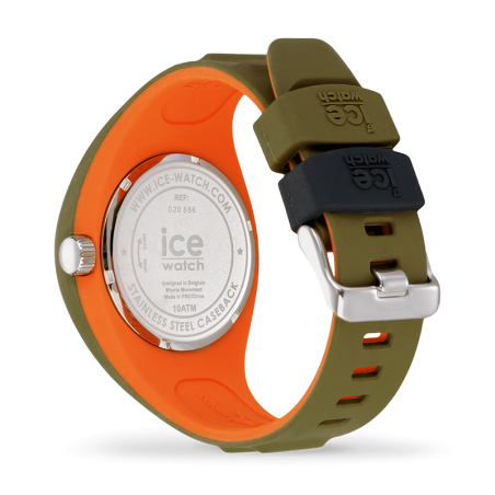 Montre homme ice watch p leclercq silicone kaki 020886 – montres homme