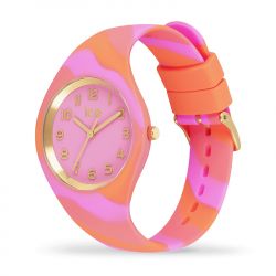 Montre femme s ice watch ice tie and dye silicone coral - analogiques - edora - 1