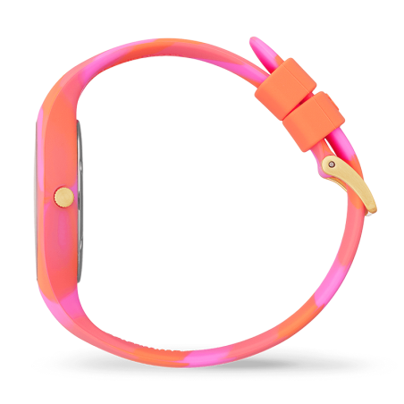 Montre femme s ice watch ice tie and dye silicone coral – analogiques