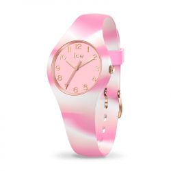 Montre femme xs ice watch ice tie and dye silicone pink shades - analogiques - edora - 0