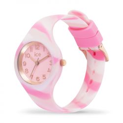 Montre femme xs ice watch ice tie and dye silicone pink shades - analogiques - edora - 1