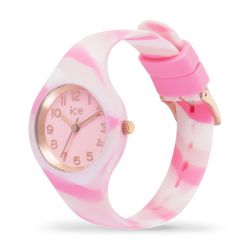 Montre femme xs ice watch ice tie and dye silicone pink shades - analogiques - edora - 1