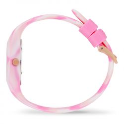 Montre femme xs ice watch ice tie and dye silicone pink shades - analogiques - edora - 2