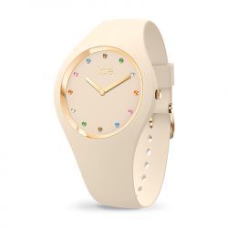 Montre femme s ice watch cosmos almond skin shades silicone beige - analogiques - edora - 0