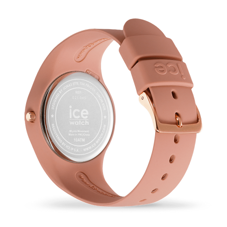 Montre femme m ice watch cosmos celest clay silicone brun – analogiques