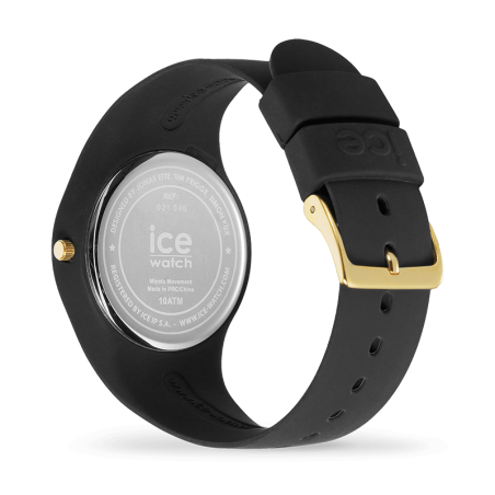Montre femme m ice watch cosmos silicone noir – analogiques