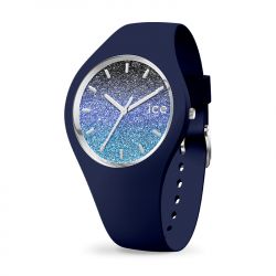 Montre femme m ice watch glitter silicone bleu - analogiques - edora - 0