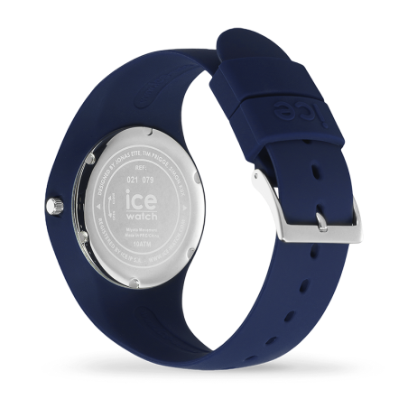 Montre femme m ice watch glitter silicone bleu – analogiques