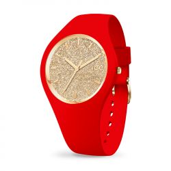 Montre femme m ice watch glitter silicone rouge - analogiques - edora - 0