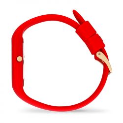 Montre femme m ice watch glitter silicone rouge - analogiques - edora - 2