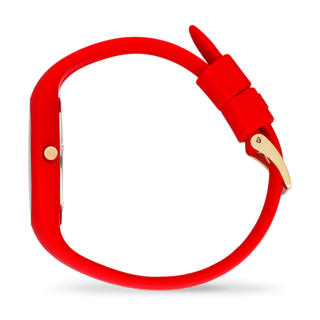 Montre femme m ice watch glitter silicone rouge – analogiques