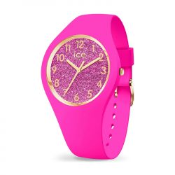 Montre femme s ice watch glitter silicone rose - analogiques - edora - 0