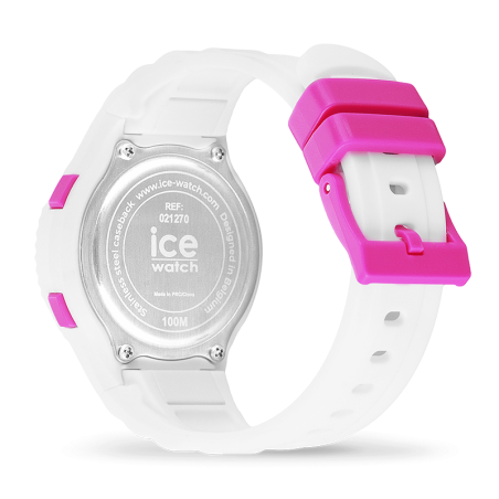 Montre digitale enfant s ice watch digit silicone white turquoise – junior