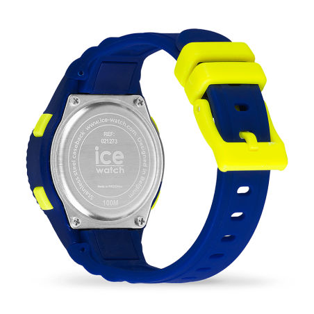 Montre digitale enfant xs ice watch digit silicone navy yellow – junior
