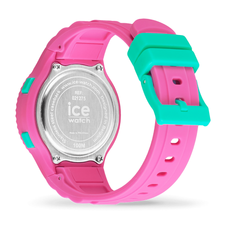 Montre digitale enfant s ice watch digit silicone pink turquoise – junior