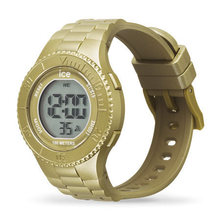 Montre Digitale Enfant S ICE WATCH DIGIT Silicone Gold Metallic