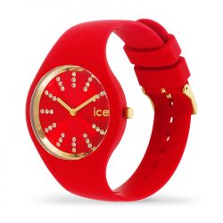 Montre femme s ice watch cosmos silicone rouge - analogiques - edora - 1