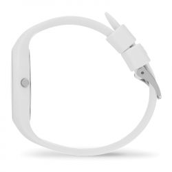 Montre femme m ice watch horizon turquoise silicone blanc - analogiques - edora - 2