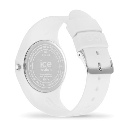 Montre femme m ice watch horizon turquoise silicone blanc – analogiques