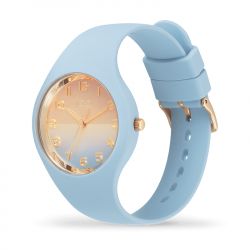 Montre femme s ice watch horizon silicone bleu - analogiques - edora - 1