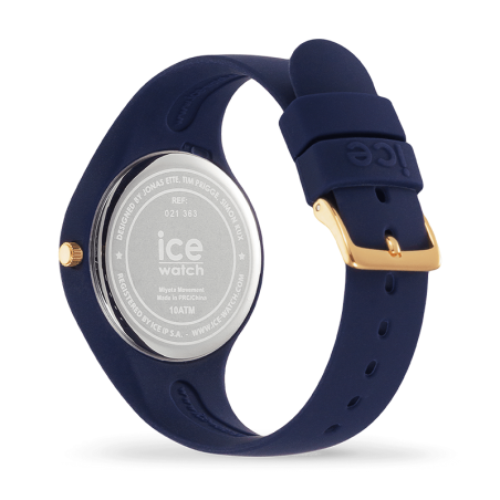 Montre femme s ice watch horizon night gold silicone bleu – analogiques