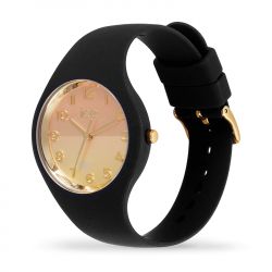 Montre femme s ice watch horizon silicone noir - analogiques - edora - 1