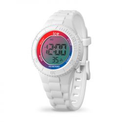 Montre femme digitale s ice watch sunset silicone blanc - digitales - edora - 0