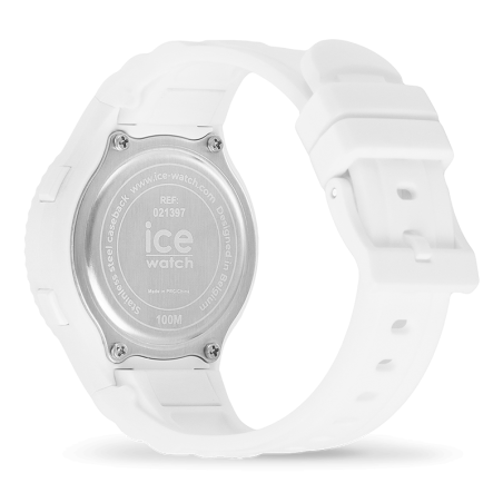 Montre femme digitale s ice watch sunset silicone blanc – digitales