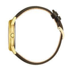 Montre homme quartz solaire citizen classic elegant cuir brun - solaires - edora - 2