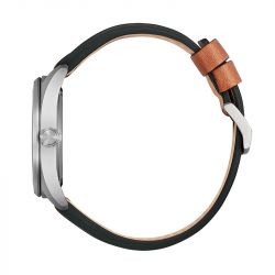 Montre homme quartz solaire citizen supertitanium eco-drive cuir brun - solaires - edora - 1