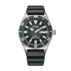 Montre homme automatique citizen challenger diver polyuréthane noir - automatiques - edora - 0