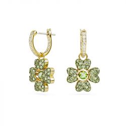 Boucles d’oreilles pendantes argent, or, perles & or blanc femme (12) - pendantes - edora - 2