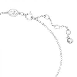 Bracelet femme swarovski volta métal rhodié blanc - bracelets-femme - edora - 2