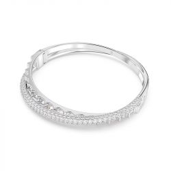 Bracelet or & argent, bracelet plaqué or, bracelet cuir & tissu (35) - joncs - edora - 2